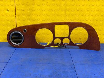 08 BENTLEY Continental GT Dash Speedometer Woodrain Cluster Trim OEM 3W1857053J