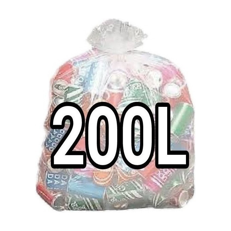 Kit 2 Sacos Lixo 200l Reforçado 200 Unidades (verde + Cinza)