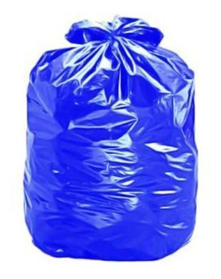 Saco De Lixo 60 Litros Reforçado P3 - 50 Unidades Cor Azul (pacote 3kg 65x75 0,12Micras) 1,5kg