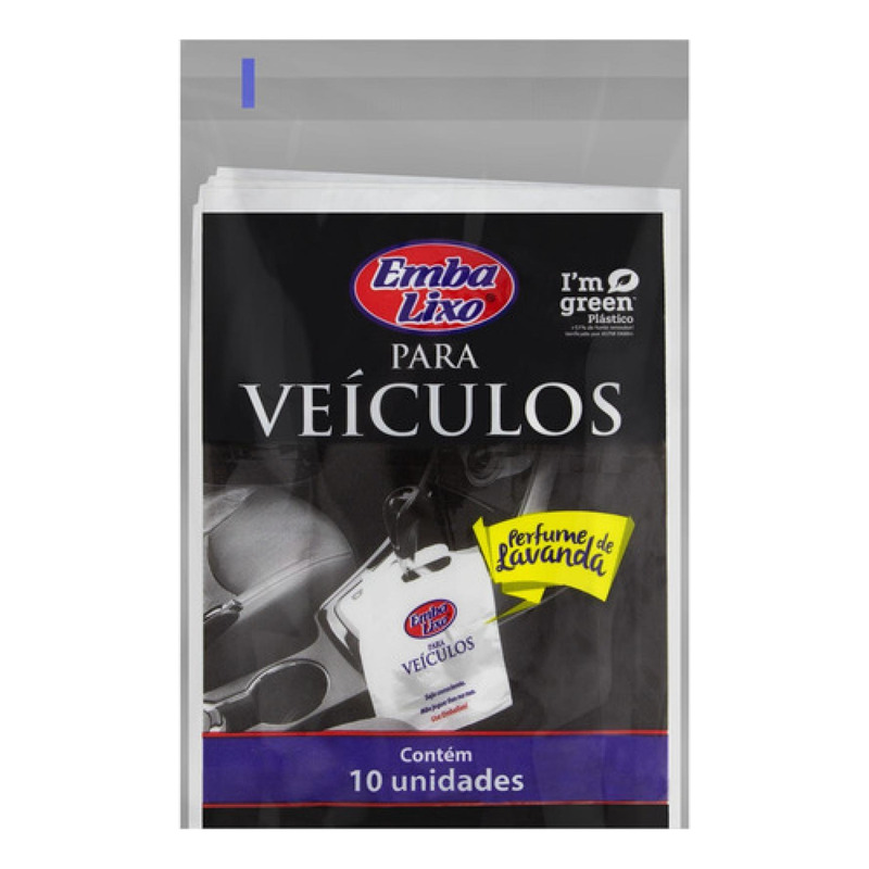 Saco De Lixo Para Veículos Lavanda Embalixo 10 Unidades
