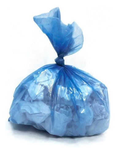 Saco De Lixo 200 Litros Reforçado P4 - 20 Unidades Cor Azul (pacote 5kg 90x120 0,08Micras) 1kg
