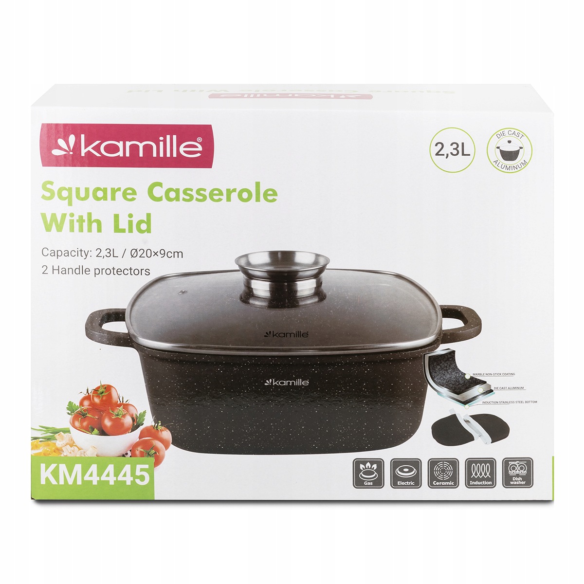 Garnek Kamille KM-4445 w oryginalnym opakowaniu