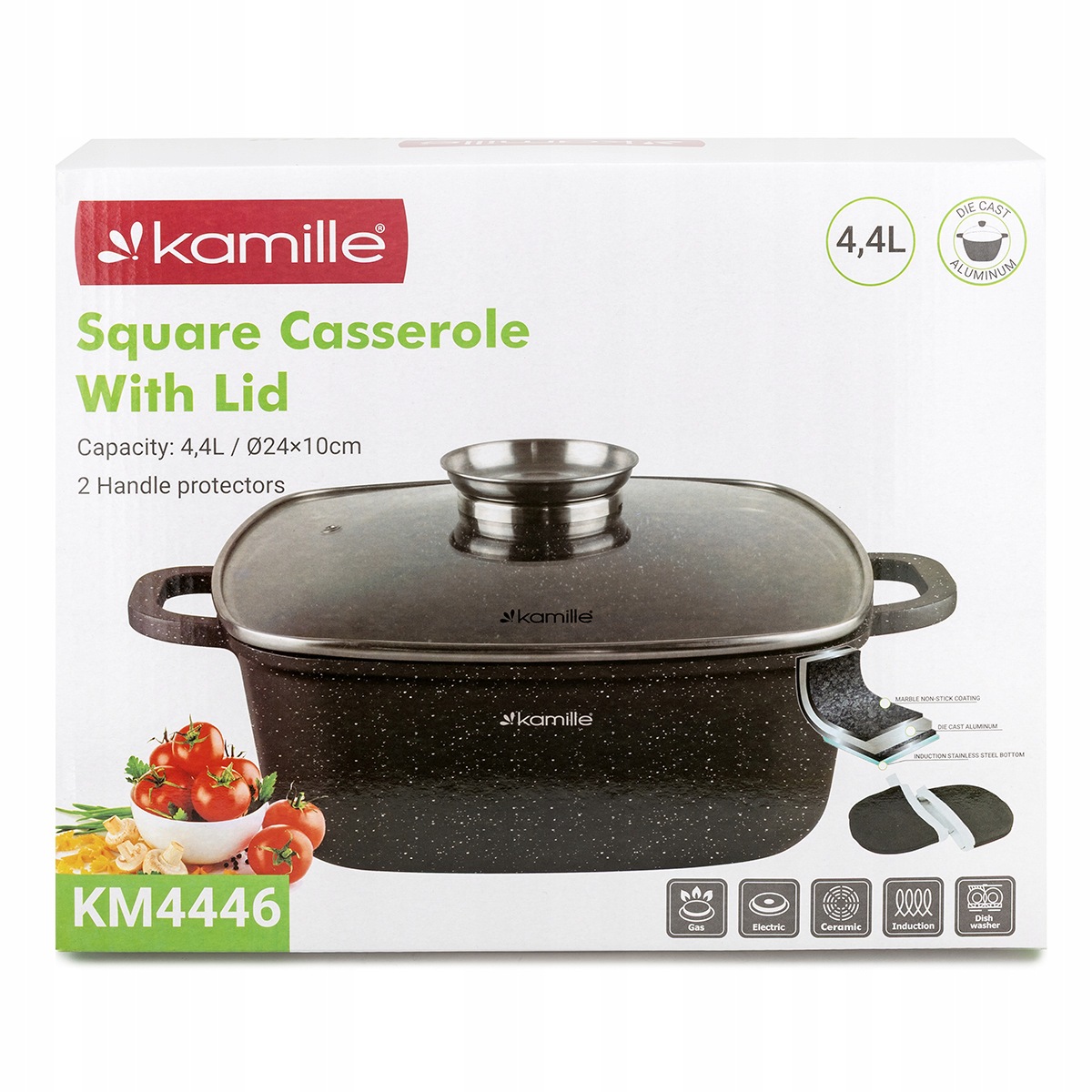 Garnek Kamille KM-4446 w oryginalnym opakowaniu