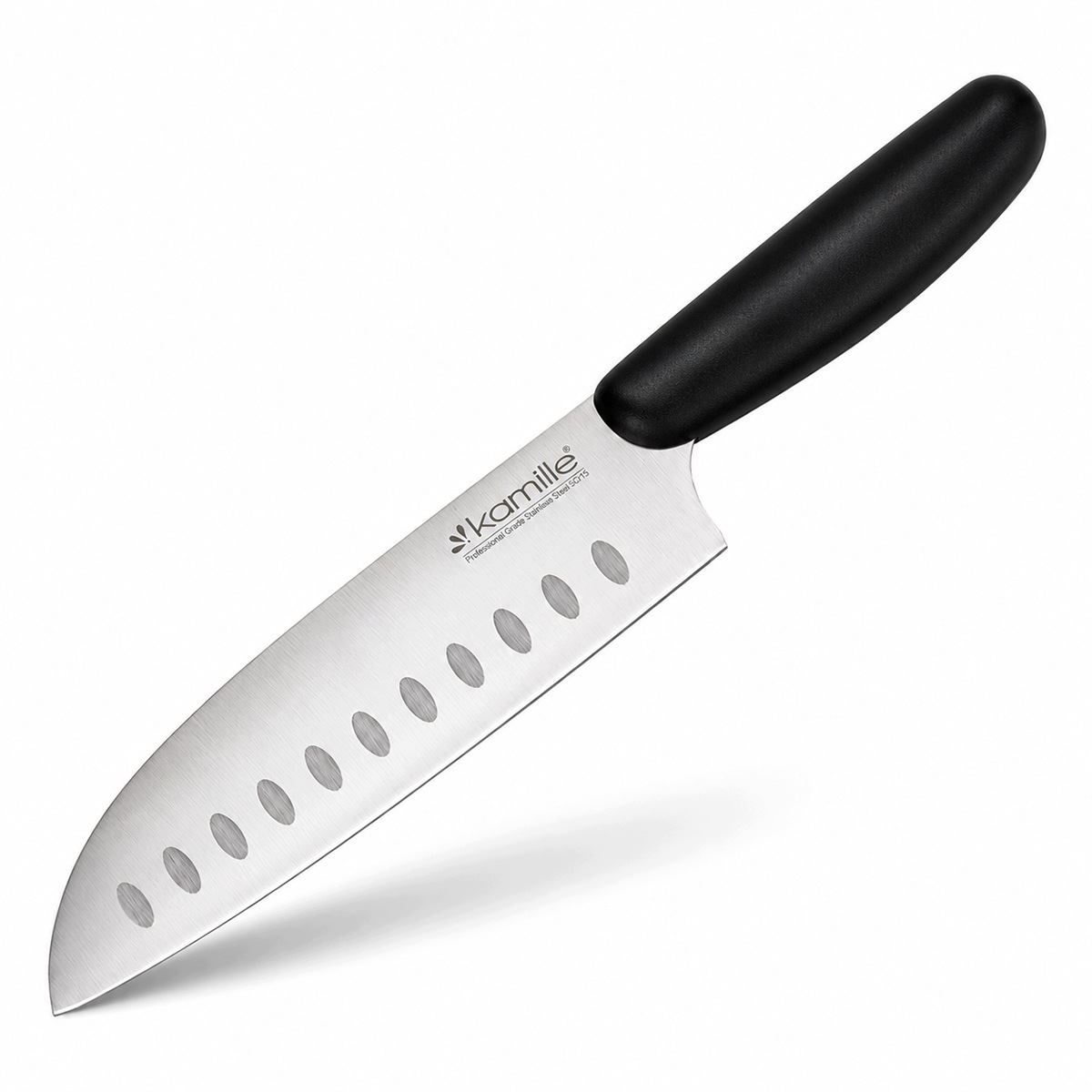Nóż Santoku z wgłębieniami Granton Edge