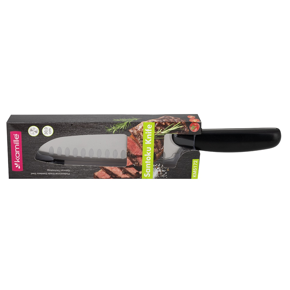 Nóż Santoku Kamille do sushi i kuchni azjatyckiej