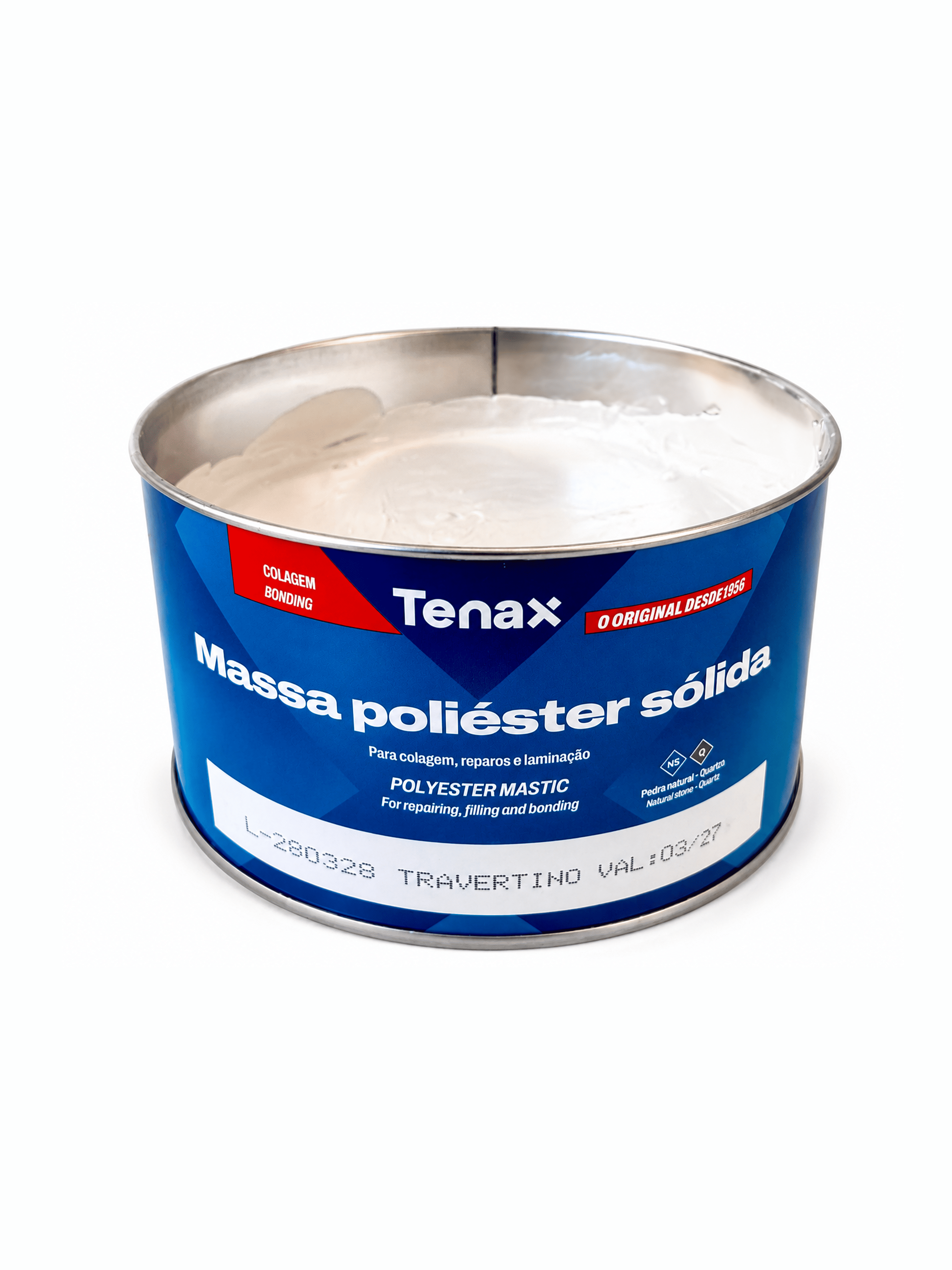 Mastice Poliestere Solido Colorato Cor Travertino - Tenax | CKBRASIL