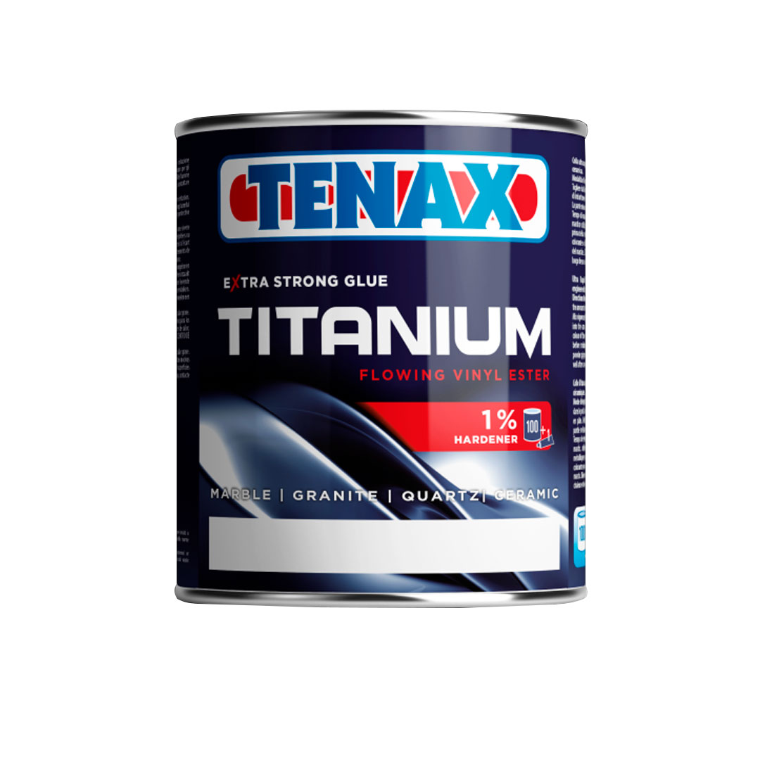 Cola Vinilester Titanium Knife Grade Extra Clear 1Lt -Tenax | CKBRASIL