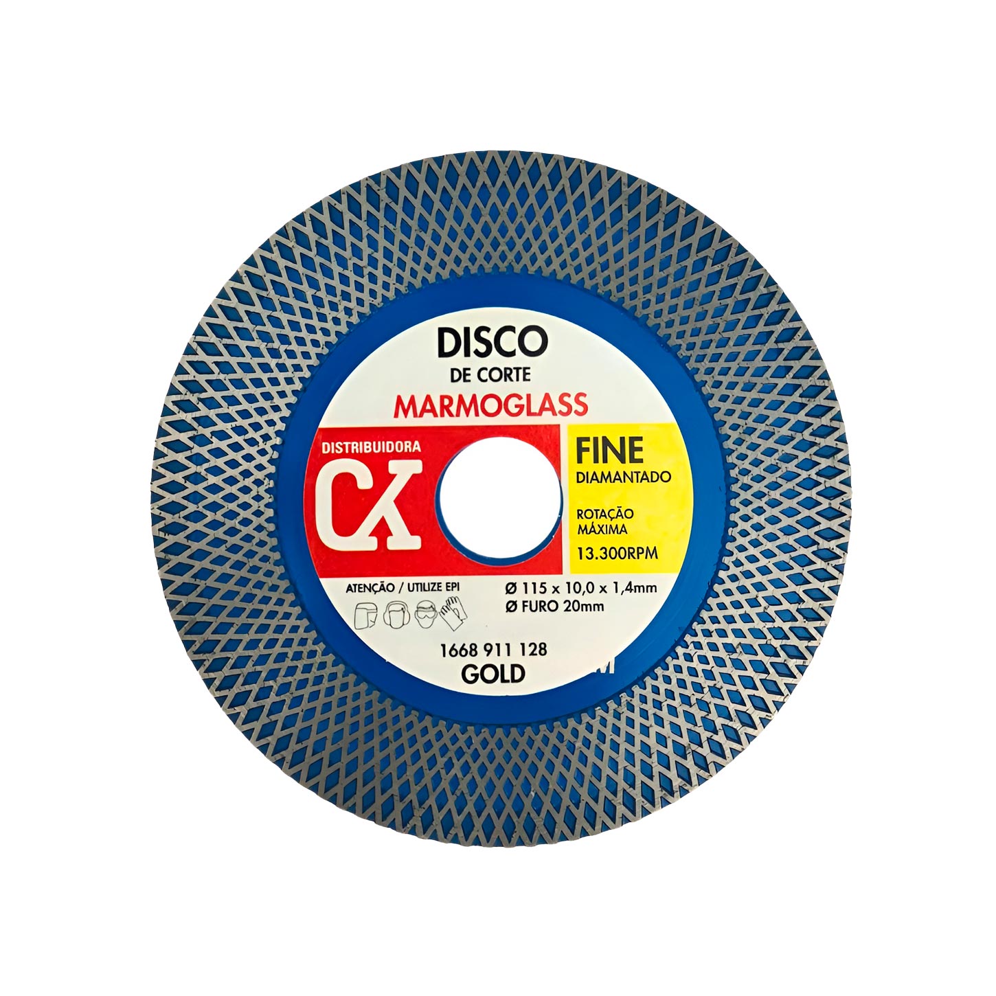 Disco Diamantado Marmoglass 115mm | CKBRASIL