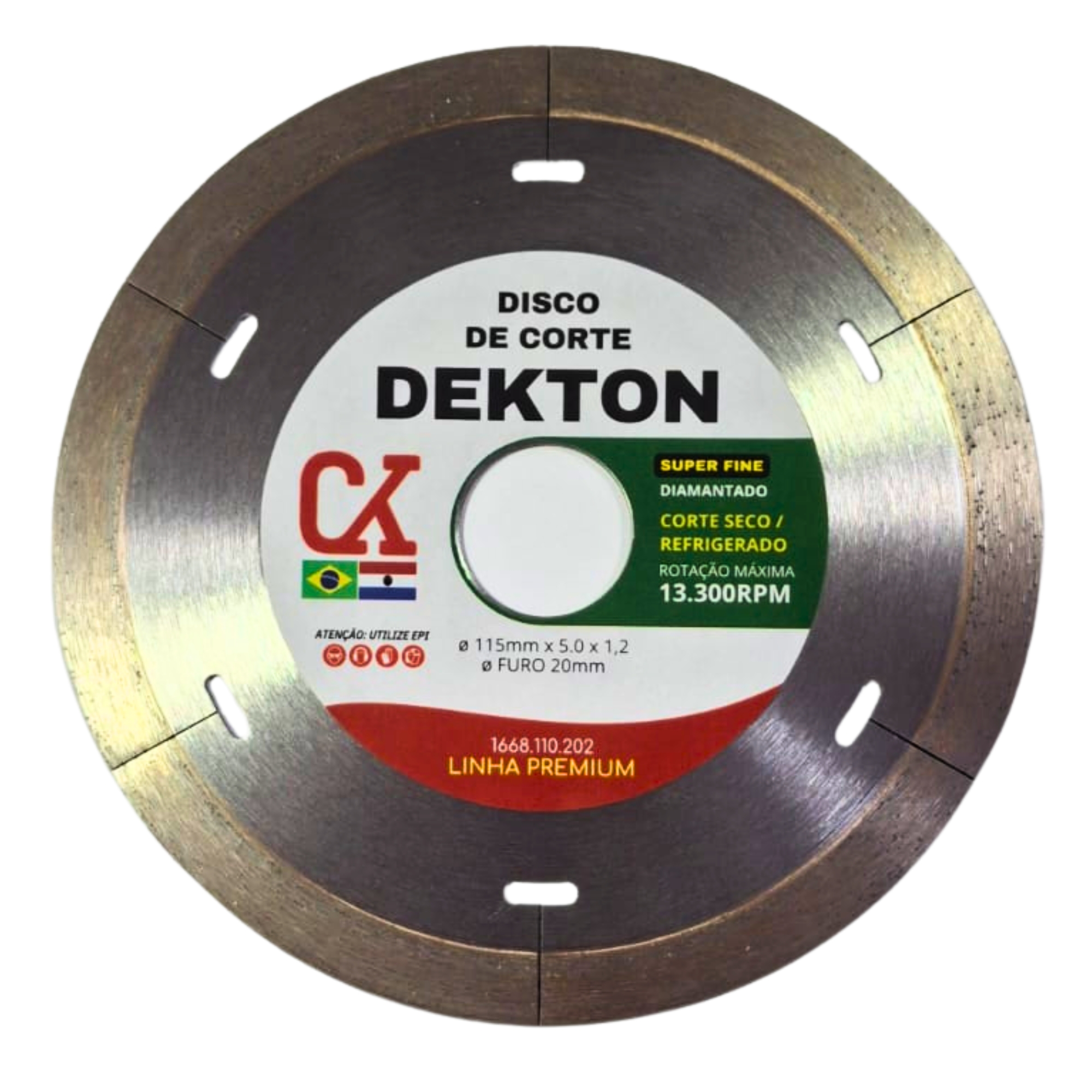 Disco Diamantado Super Fine 115x1,2x20mm Linha Premium - Ck Brasil | CKBRASIL