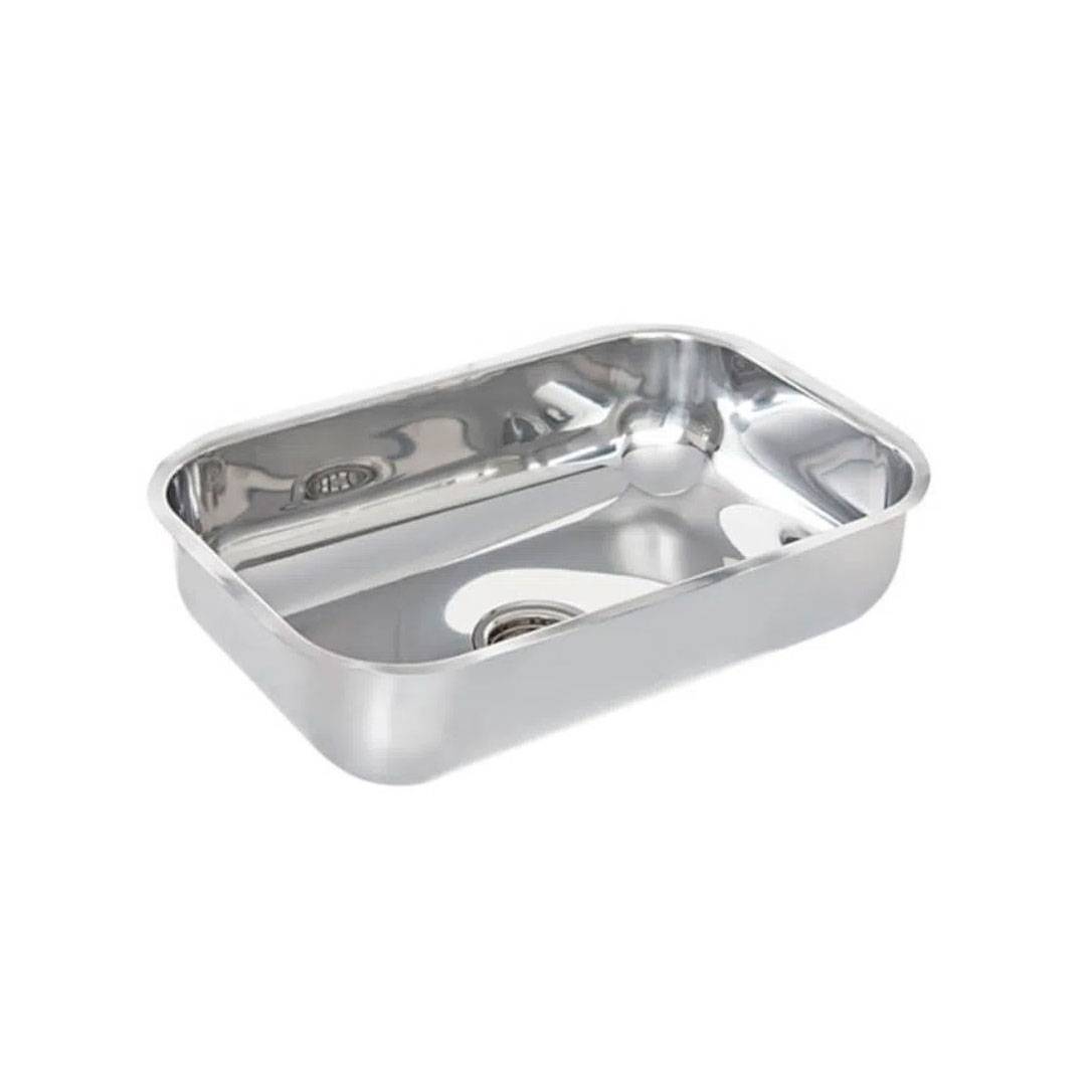 Cuba 01 Pia Inox 46X30x14 Aço Inox 430 - Alto brilho - Tecnocuba | CKBRASIL