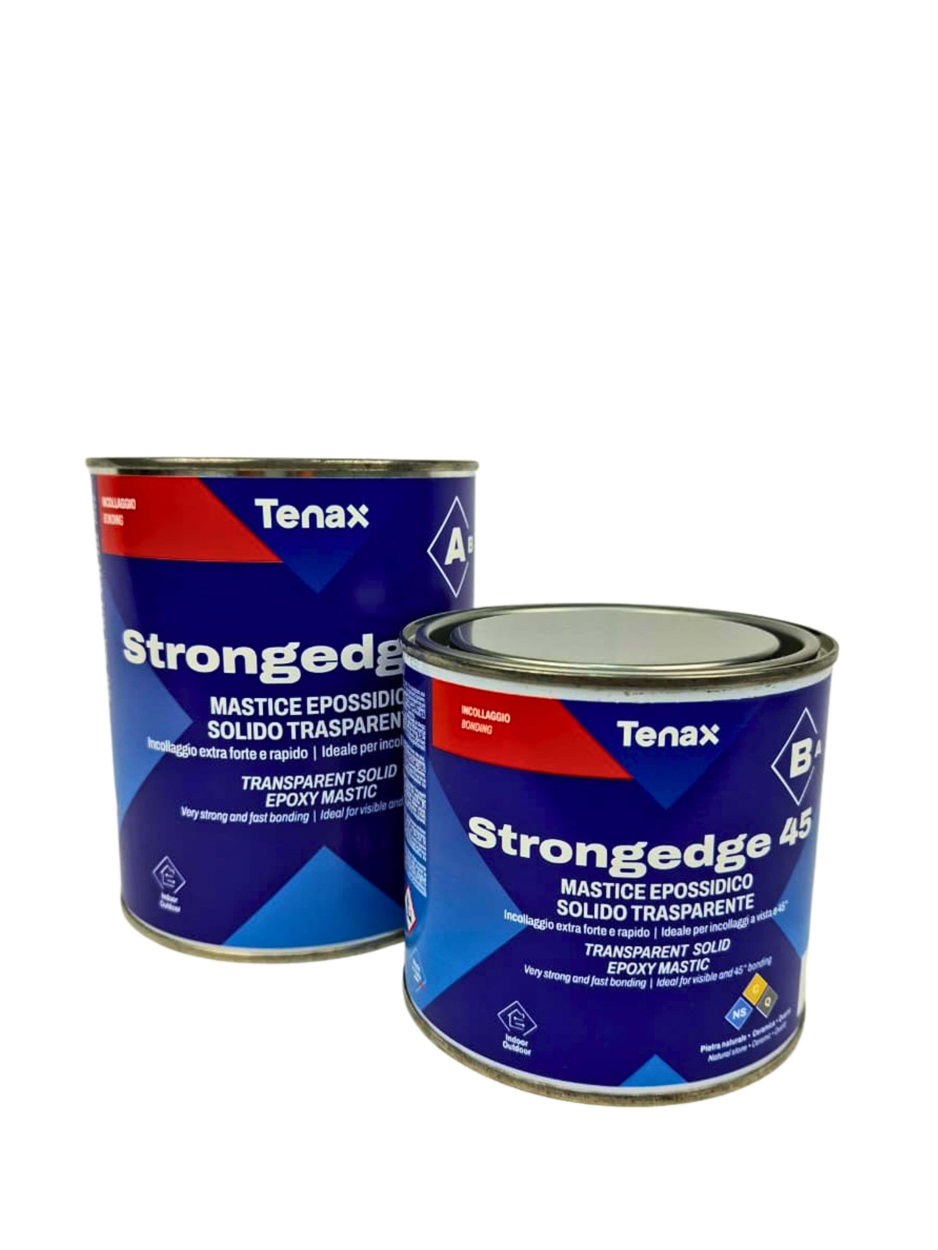 Cola Epóxi para ângulos de 45° StrongEdge 45º A + B 1,5Kg - Tenax | CKBRASIL