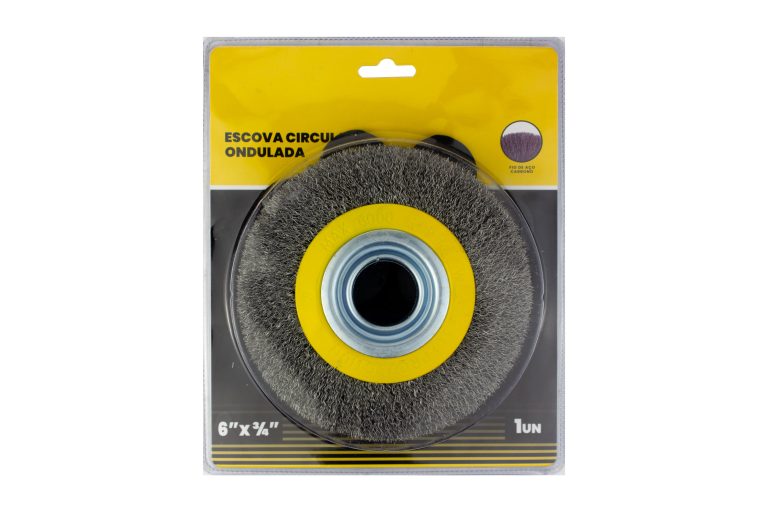 Escova de Aço Circular Ondulada | CKBRASIL