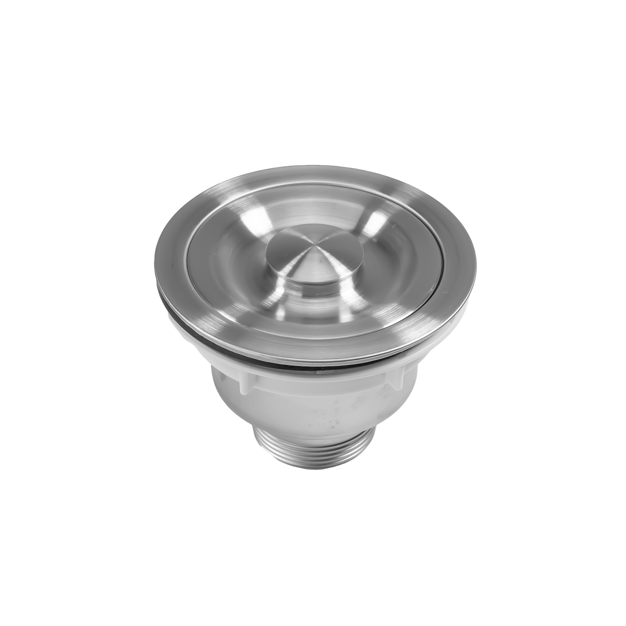 Válvula Diametro 4,5 Luxo Inox Ck -c/porta Resíduo Cx/ 1pc | CKBRASIL