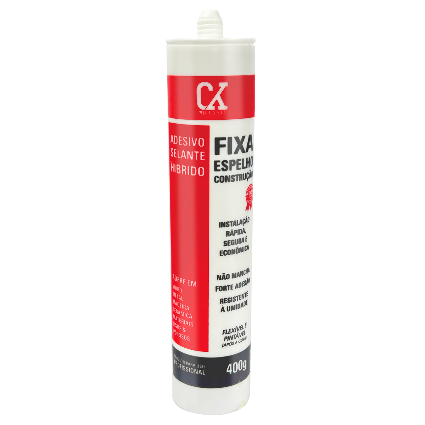 Fixa Espelho Branco 400Gr Ck | CKBRASIL