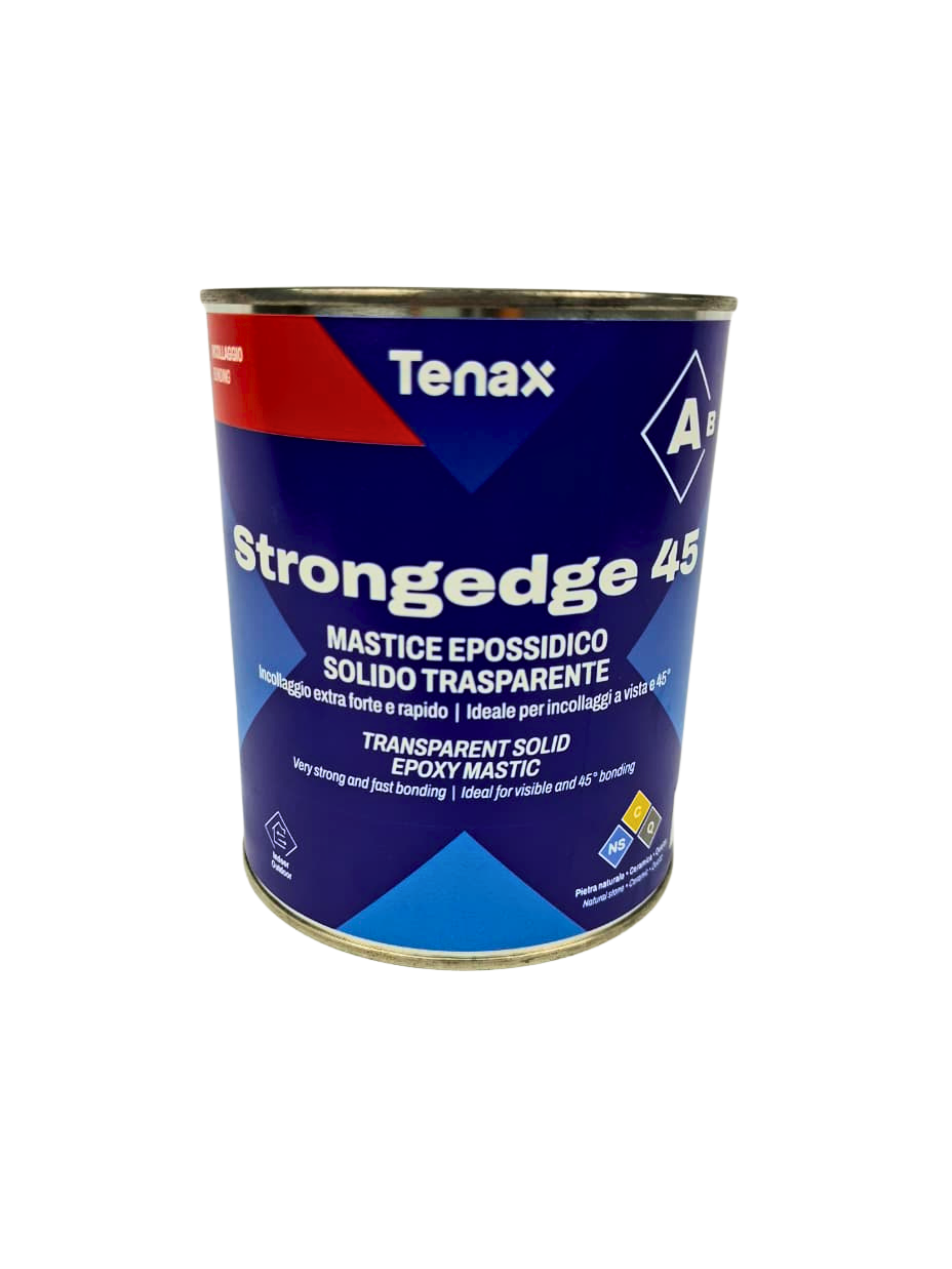Cola Epóxi Strong Edge -A 45 Tenax 1Kg | CKBRASIL