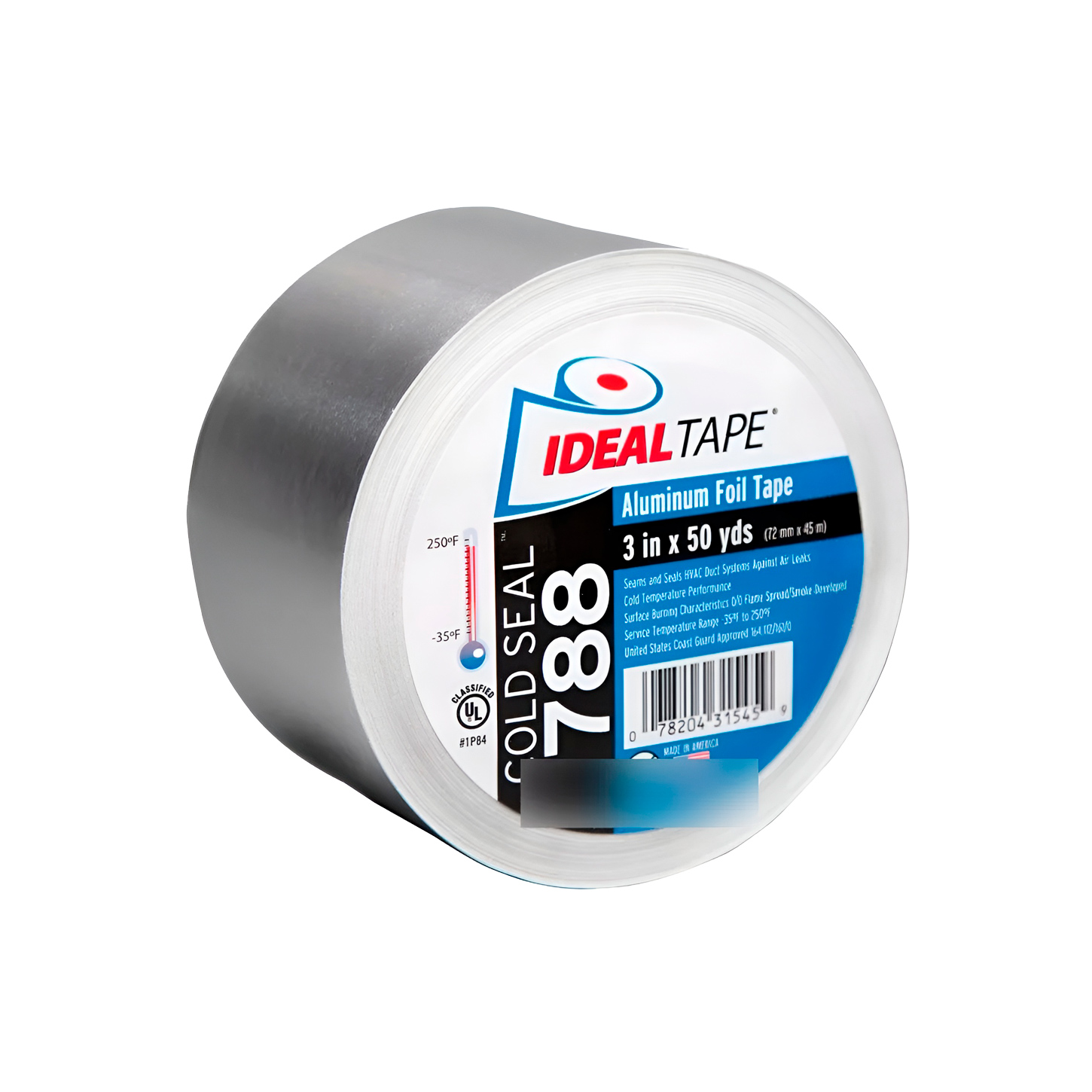 Fita De Alumínio 788 - 50mm X 45m - Ideal Tape | CKBRASIL