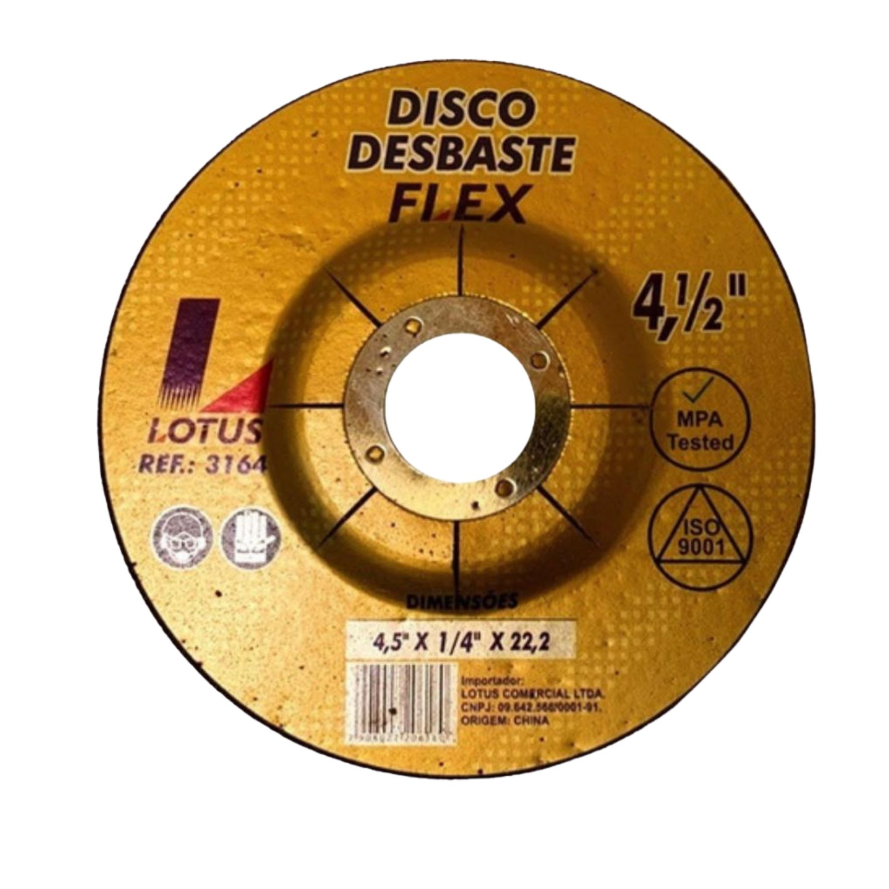 Disco de Desbaste De Ferro Lotus | CKBRASIL