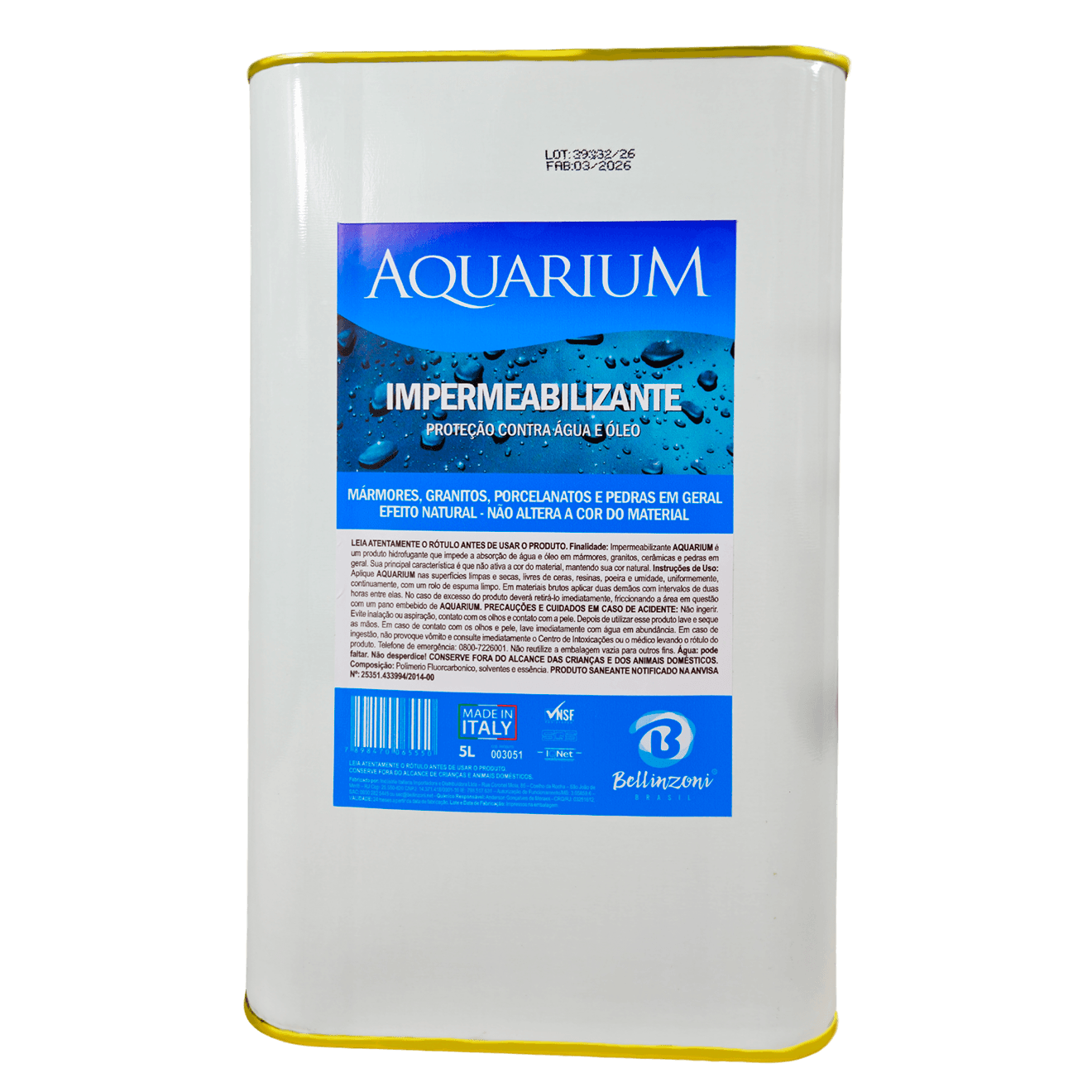 Aquarium impermeabilizante - Bellinzoni | CKBRASIL