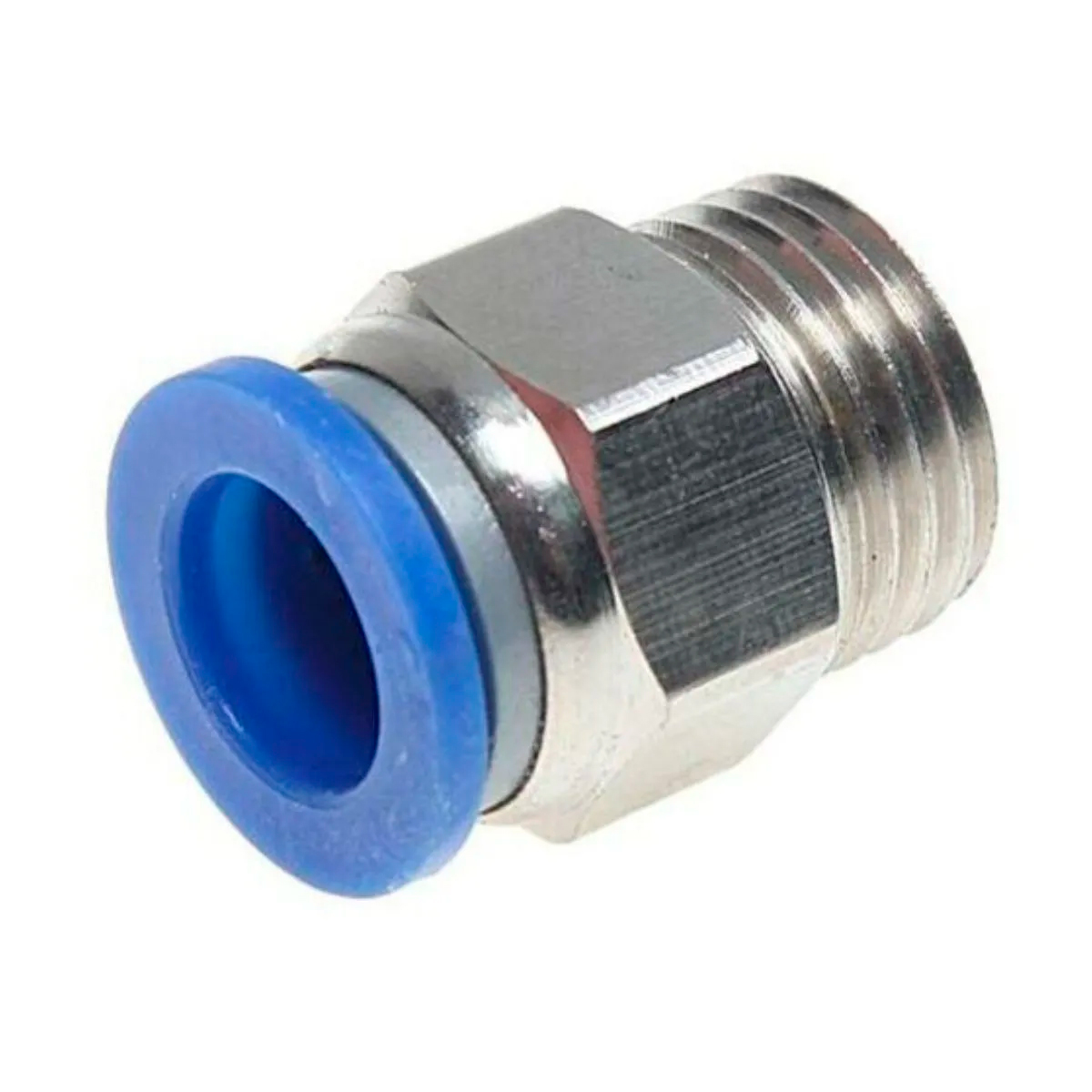 Conexão Reta Pu 10x 1/4 Bspt Azul | CKBRASIL