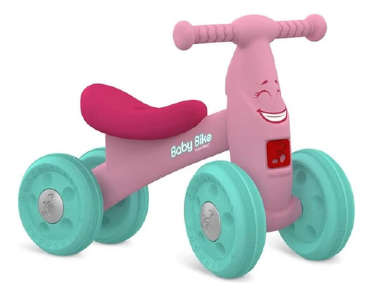 Baby Bike Equilíbrio Rosa Primeiros Passos Bandeirante
