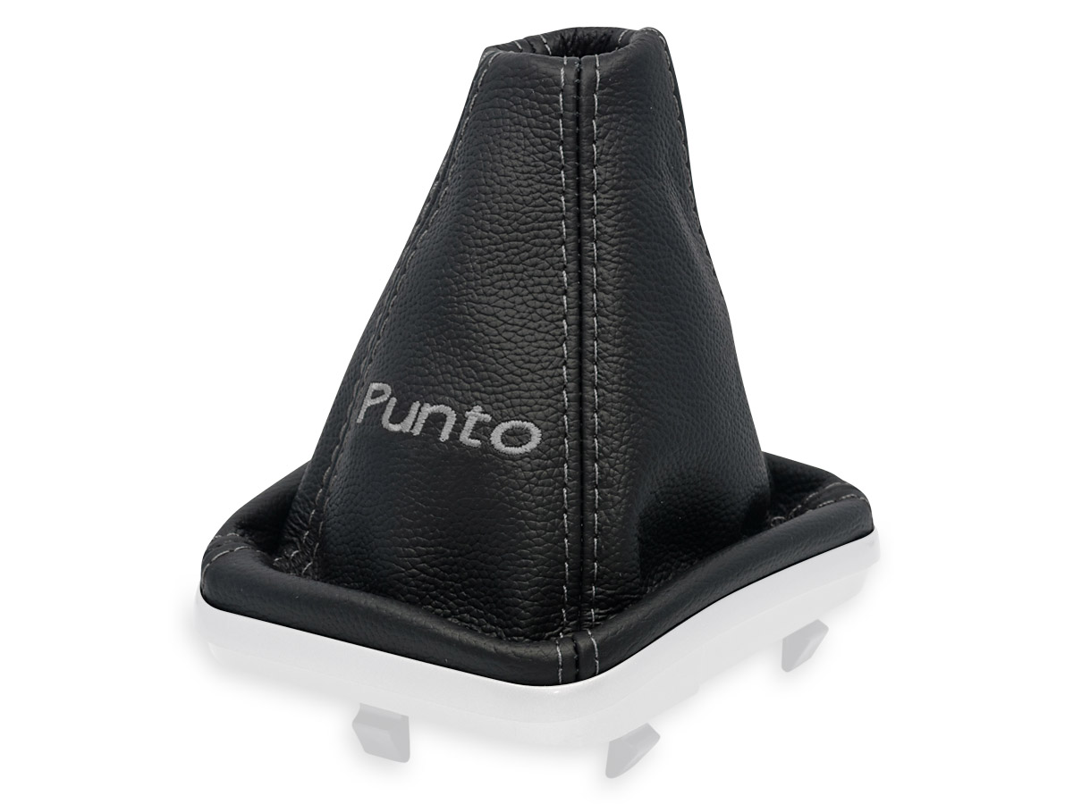 GEAR GAITER IN GREY LEATHER STITCH FITS LAND ROVER DEFENDER TDI TD5 90 110 - Foto 8