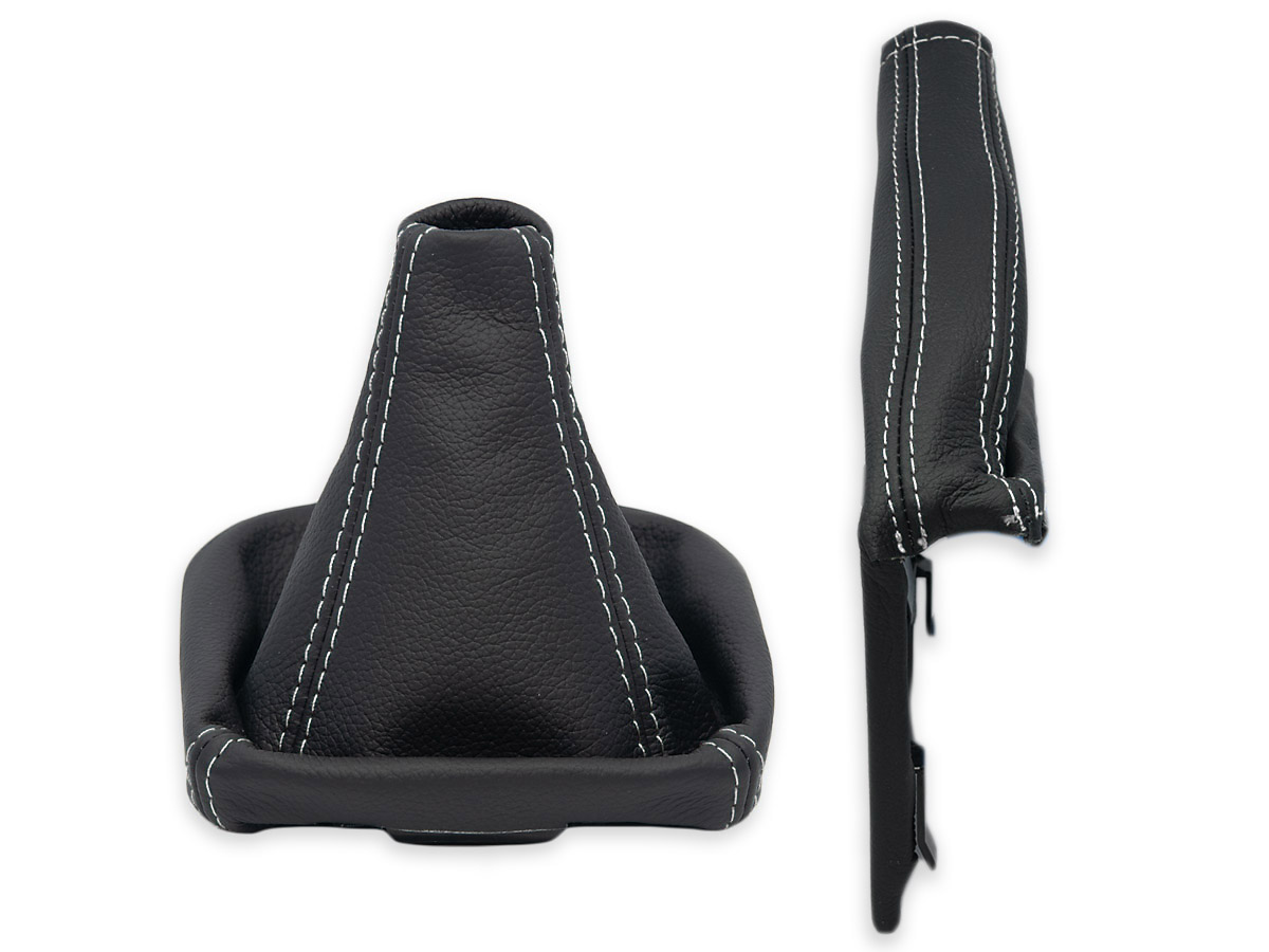 FOR SUBARU IMPREZA 3 07-08 GEAR SHIFT BOOT GAITER LEATHER EMBROIDERY