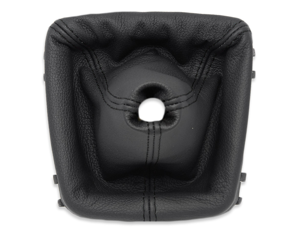Soufflet Levier De Vitesse En Cuir Véritable AERZETIX – Compatible Volvo XC90 Automatique 2002-2014 – Noir Surpiqûres Noires