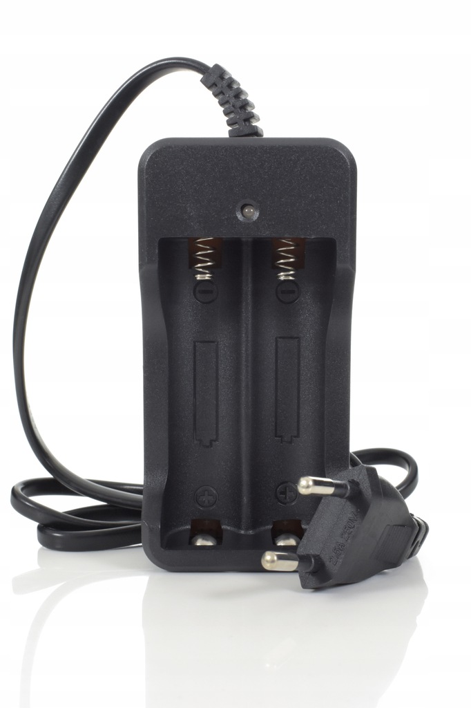 2 AKUMULATORKI SANYO 3,7-4,2V OGNIWA 18650 + ŁAD.