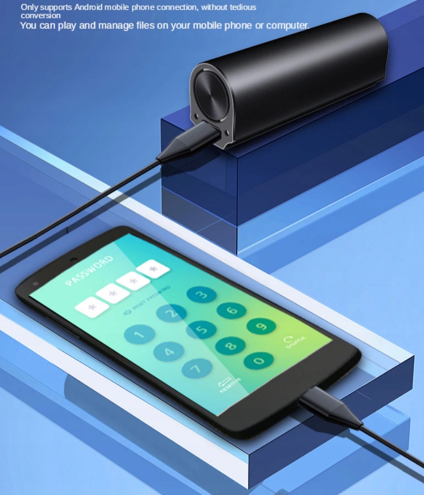 MINI DYKTAFON PENDRIVE URUCHAMIANY NA GŁOS MAGNES