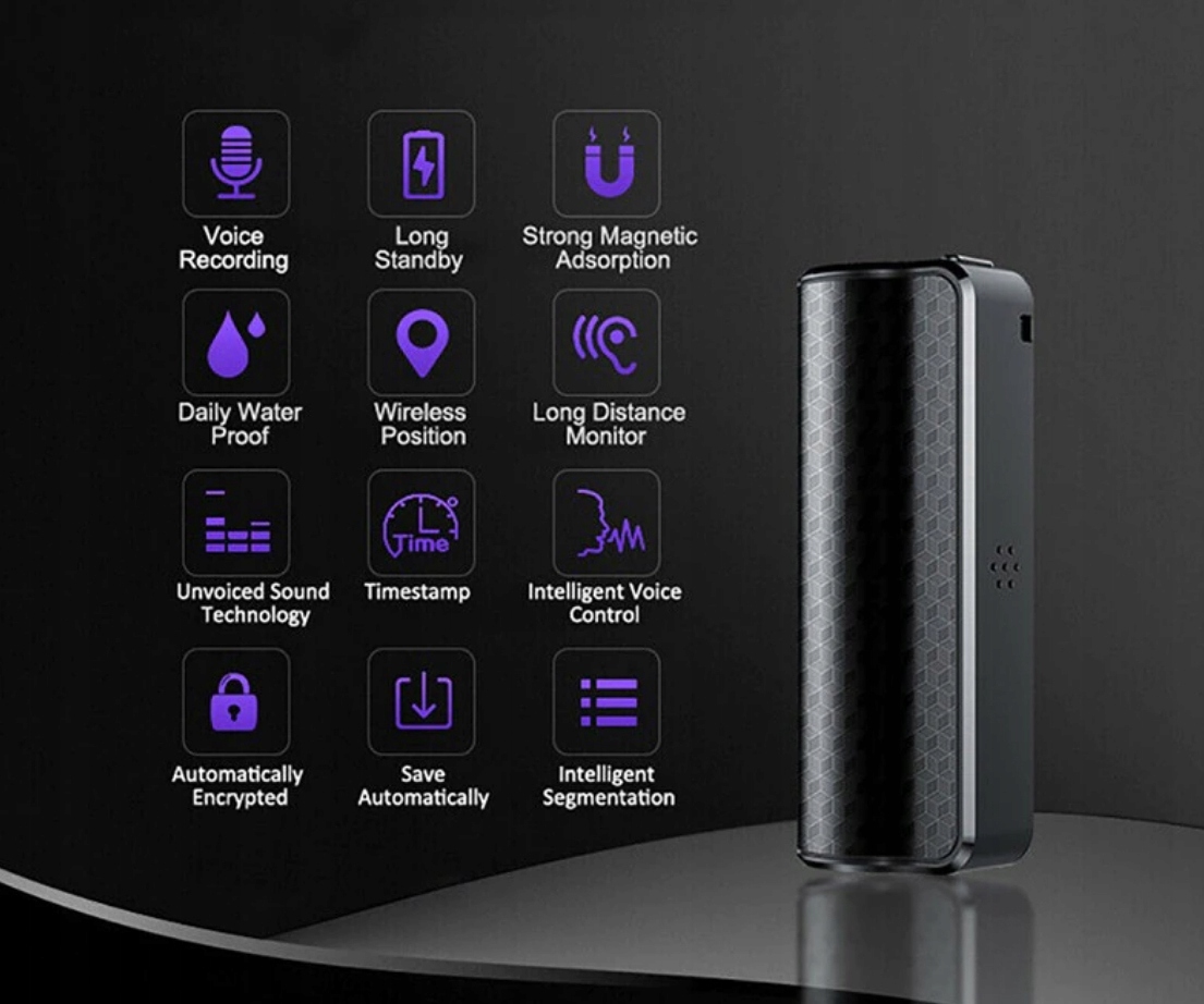 DYKTAFON REJESTRATOR PODSŁUCH - 25 DNI NAGRYWANIA