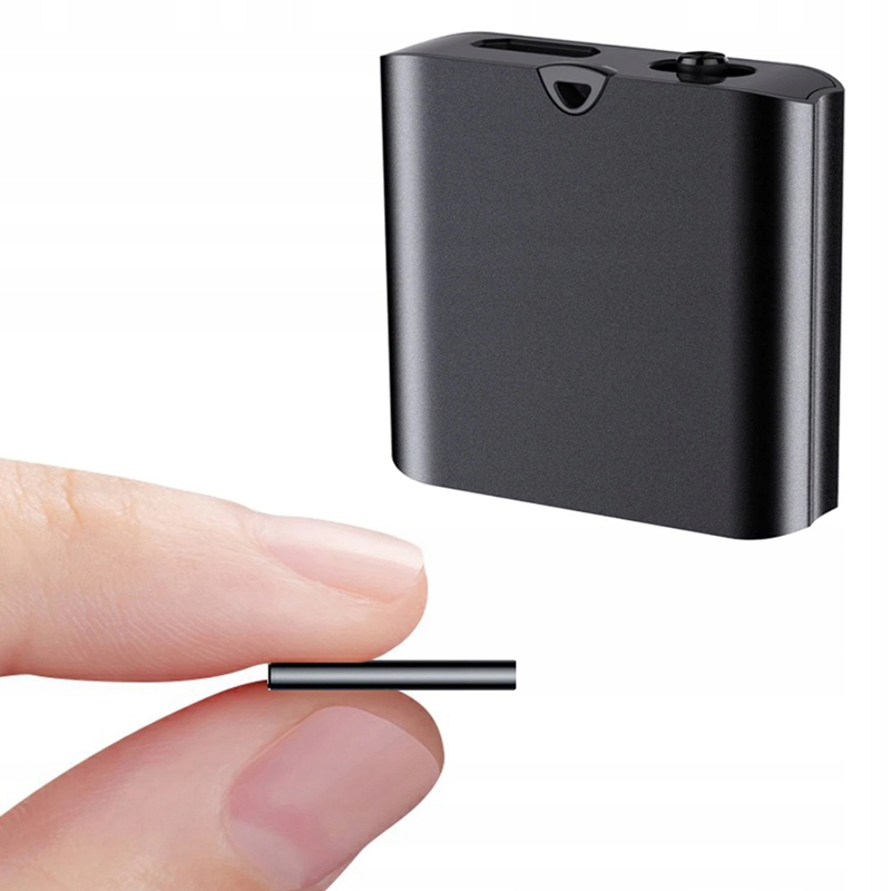 MINIATUROWY DYKTAFON PODSŁUCH SZPIEGOWSKI DETEKCJA