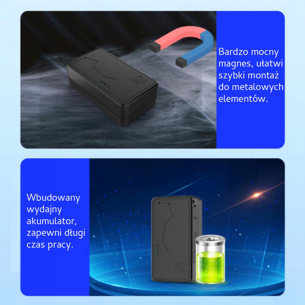 MINI LOKALIZATOR GPS 4G + AGPS + GSM+WIFI PODSŁUCH