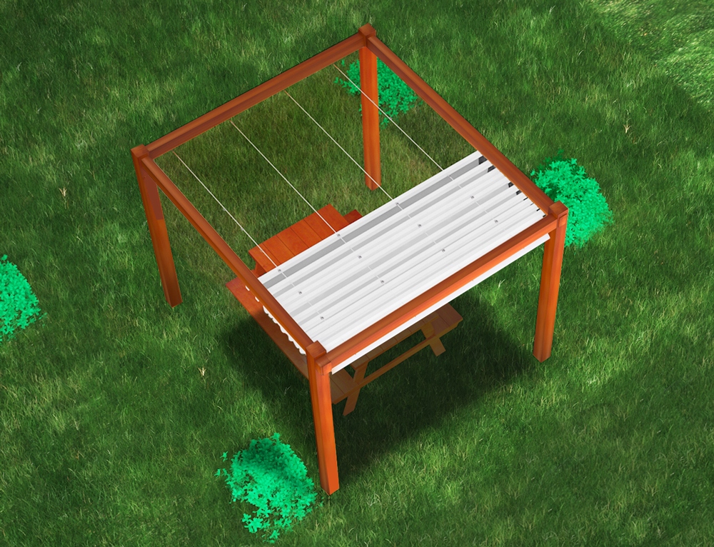 ZESTAW DO ROLET RZYMSKICH DO MURU MINI