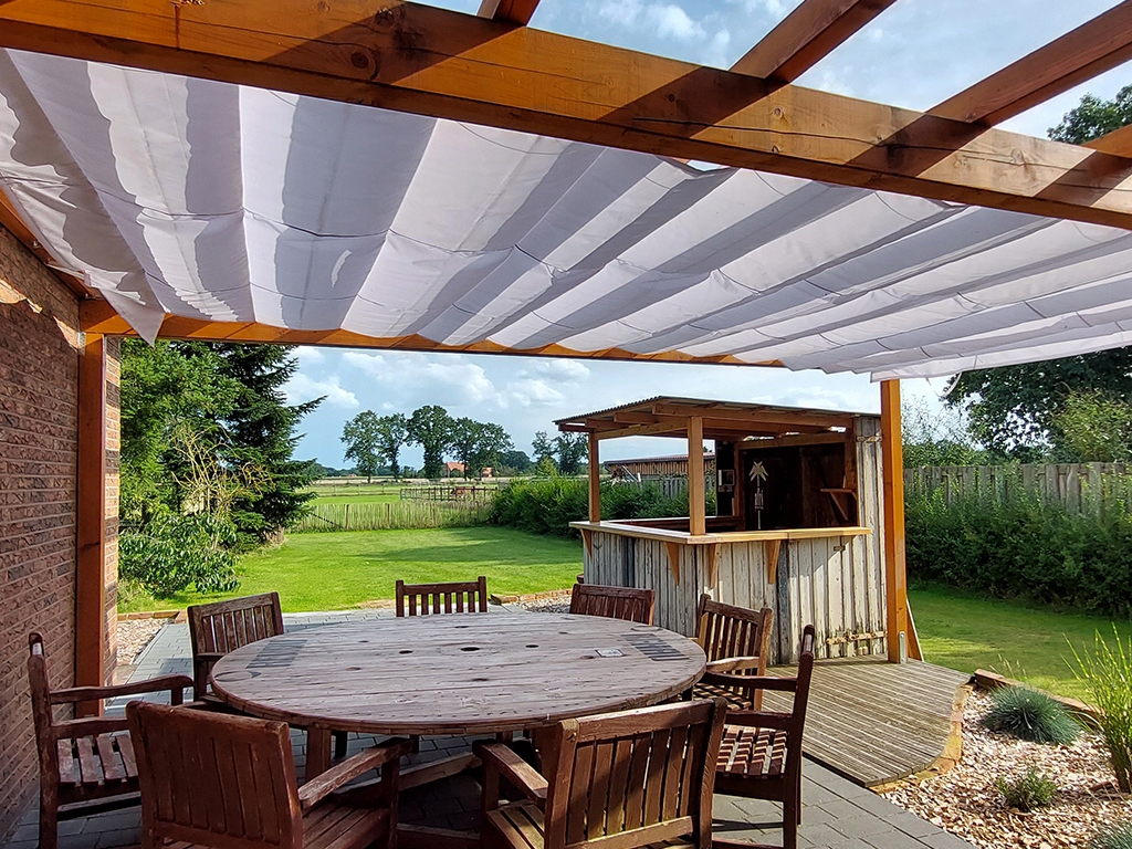 ROLETA RZYMSKA PRZECIWSŁONECZNA WODOSZCZELNA ROZSUWANA ZWIJANA BIAŁA 3X5