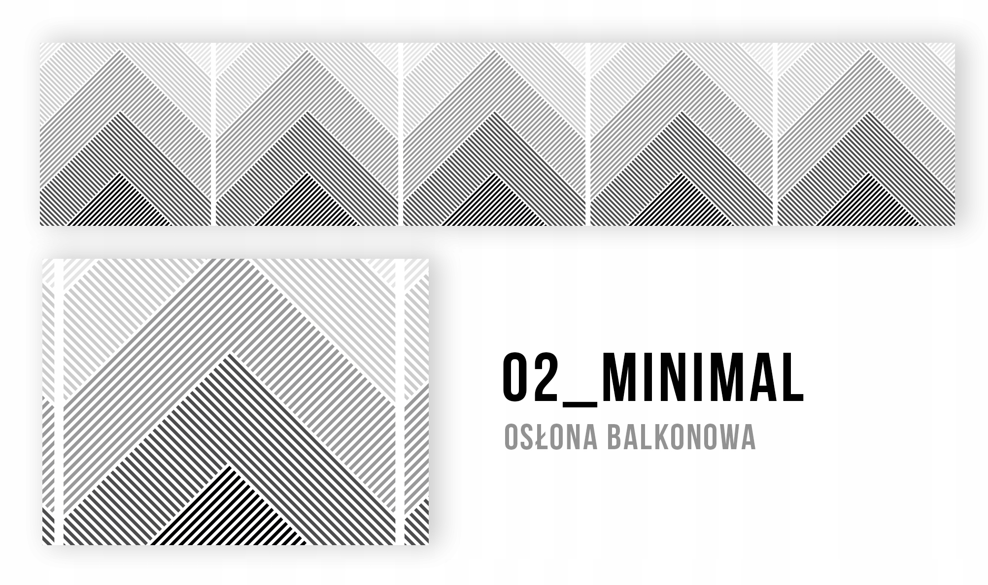 OSŁONA BALKONOWA MATA NA BALKON BIAŁA Z GRAFIKĄ BARIERKA WYMIAR