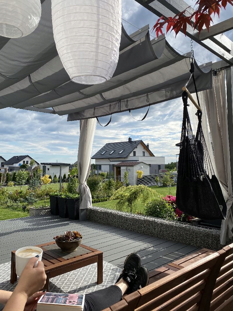 ROLETA RZYMSKA PRZECIWSŁONECZNA WODOSZCZELNA ROZSUWANA ZWIJANA SZARA 3X5