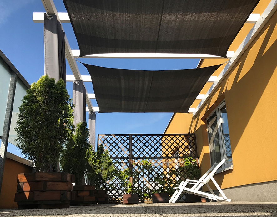 ŻAGIEL PRZECIWSŁONECZNY OGRODOWY TARASOWY BARDZO MOCNY HDPE NA WYMIAR