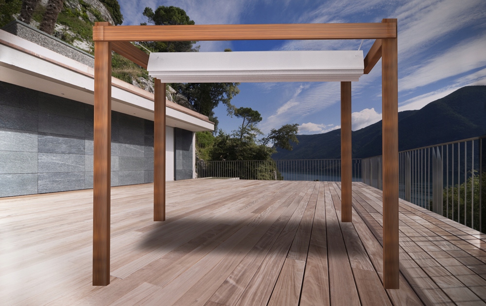 ŻAGIEL PRZECIWSŁONECZNY OGRODOWY ROZSUWANY 2,5X5M