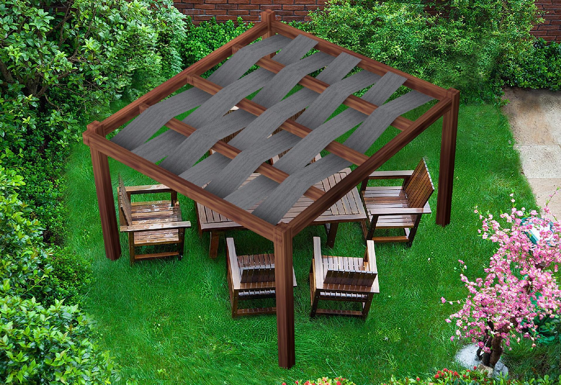 PAS ALTANOWY ŻAGIEL PRZECIWSŁONECZNY NA DACH KONSTRUKCJI SZARY HDPE 0,7X5