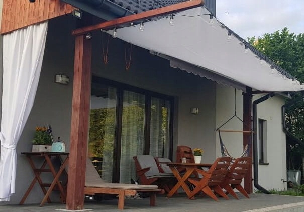 ŻAGIEL PRZECIWSŁONECZNY OGRODOWY ROZSUWANY 1,5X5M