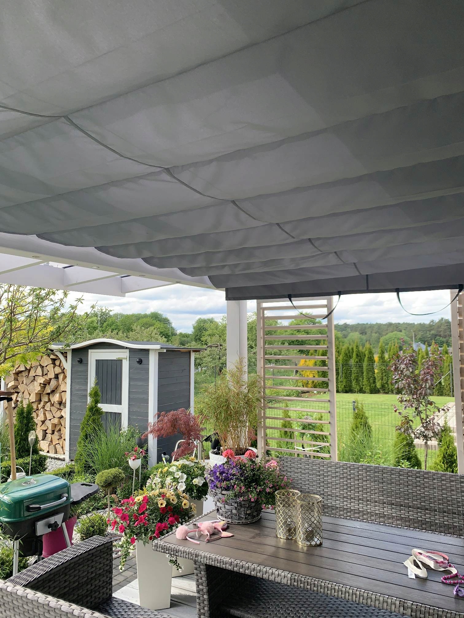 OSŁONA ZACIENIAJĄCA ROLETA PRZECIWSŁONECZNA DO OGRODU ZIMOWEGO NA WYMIAR