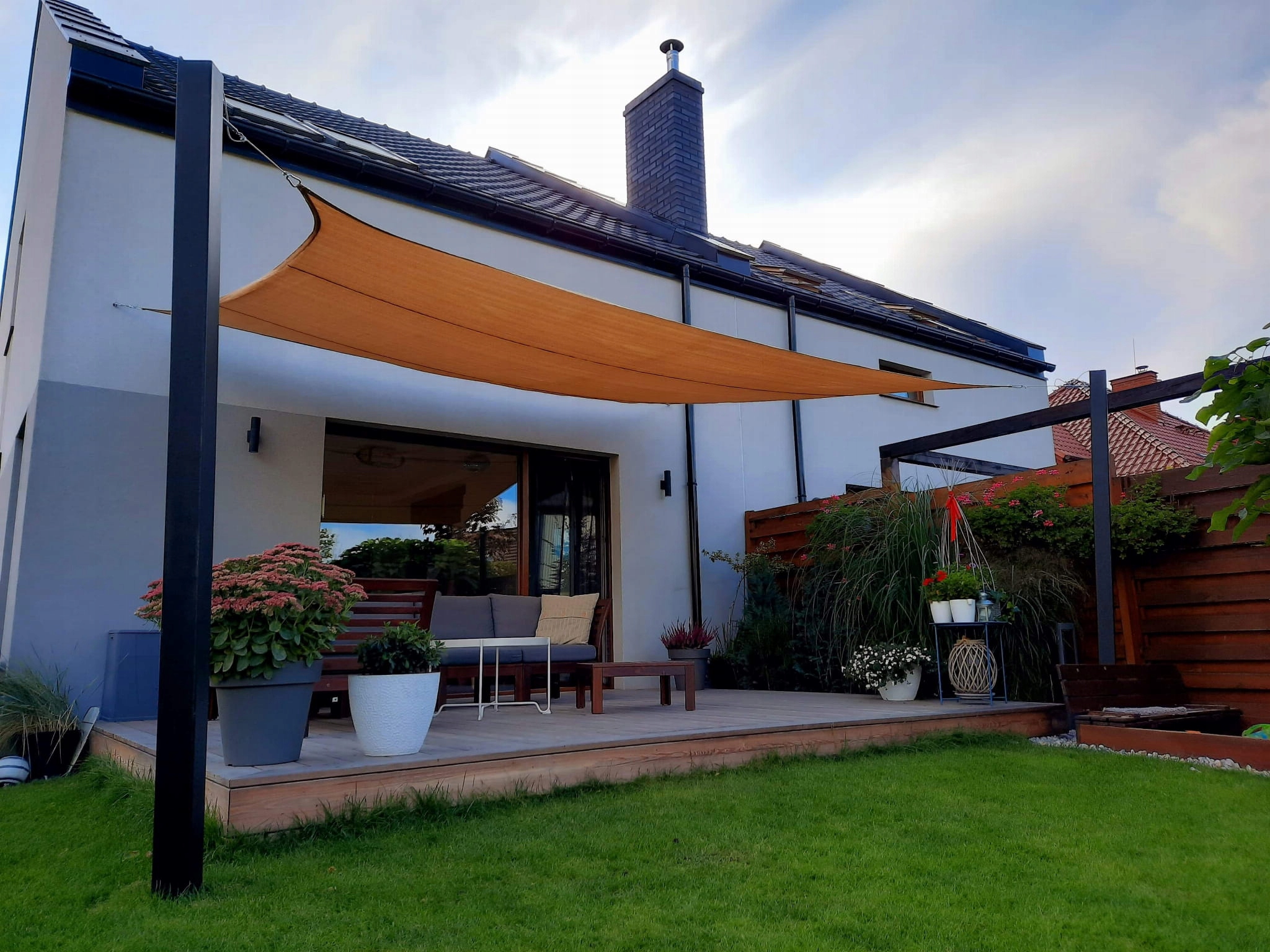 ŻAGIEL PRZECIWSŁONECZNY OGRODOWY TARASOWY BARDZO MOCNY HDPE NA WYMIAR