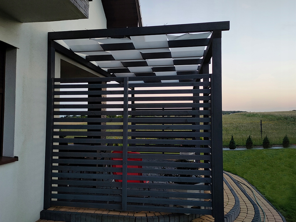 PAS ALTANOWY ŻAGIEL PRZECIWSŁONECZNY NA PEROGLĘ ALTANĘ TARAS BIAŁY 1X5