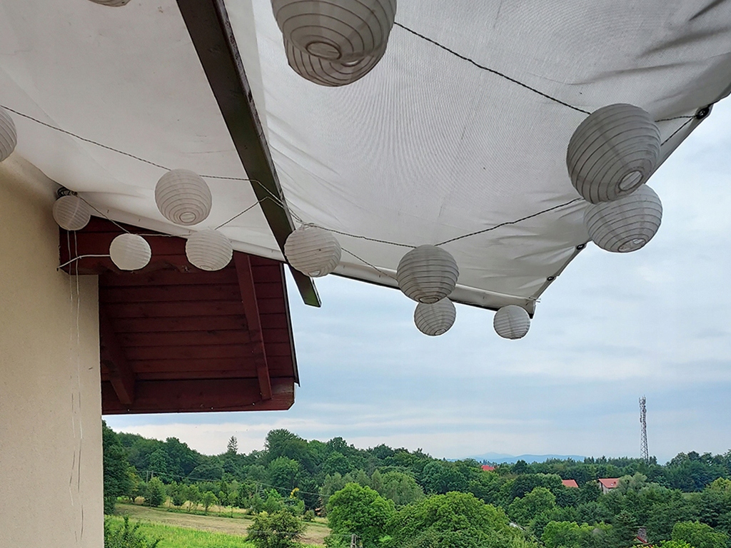 DACH ŻAGLOWY ŻAGIEL PRZECIWSŁONECZNY NA PEROGLĘ ALTANĘ PATIO NA WYMIAR