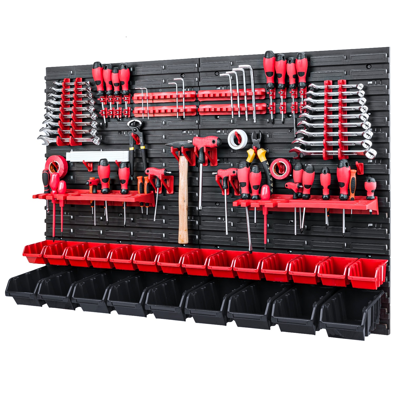 Lot De 6 Boîtes De Rangement Empilables En Plastique - MARQUE - Blanc