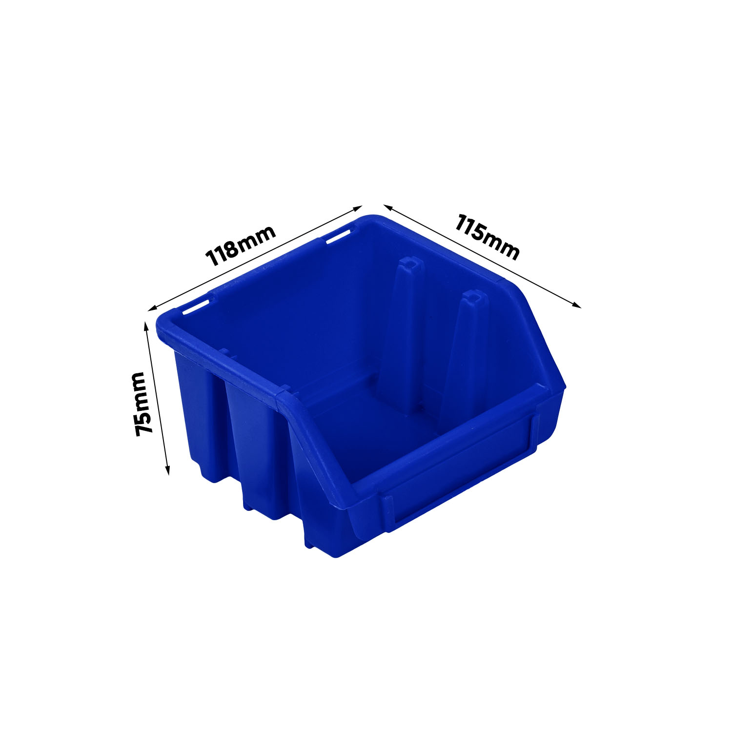 Cajas de Almacenamiento Pila Compartimento Almacenaje Ergobox 1 Azul