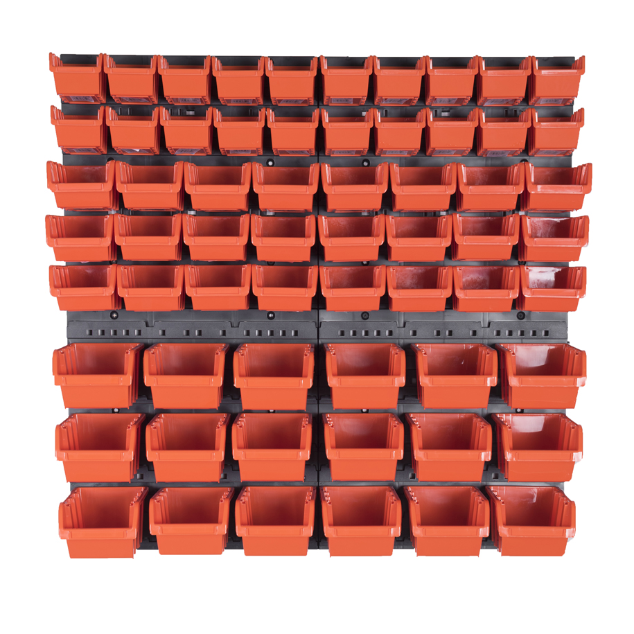 Stapelboxen Wandregal Sichtlagerkästen Schüttenregal Lagersystem 62