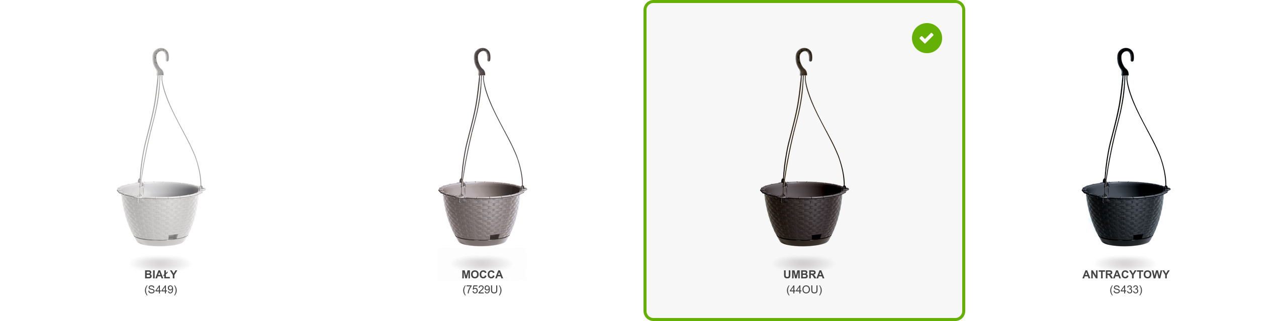 Fioriera sospesa RATOLLA ROUND L 4,85 L., dimensioni
