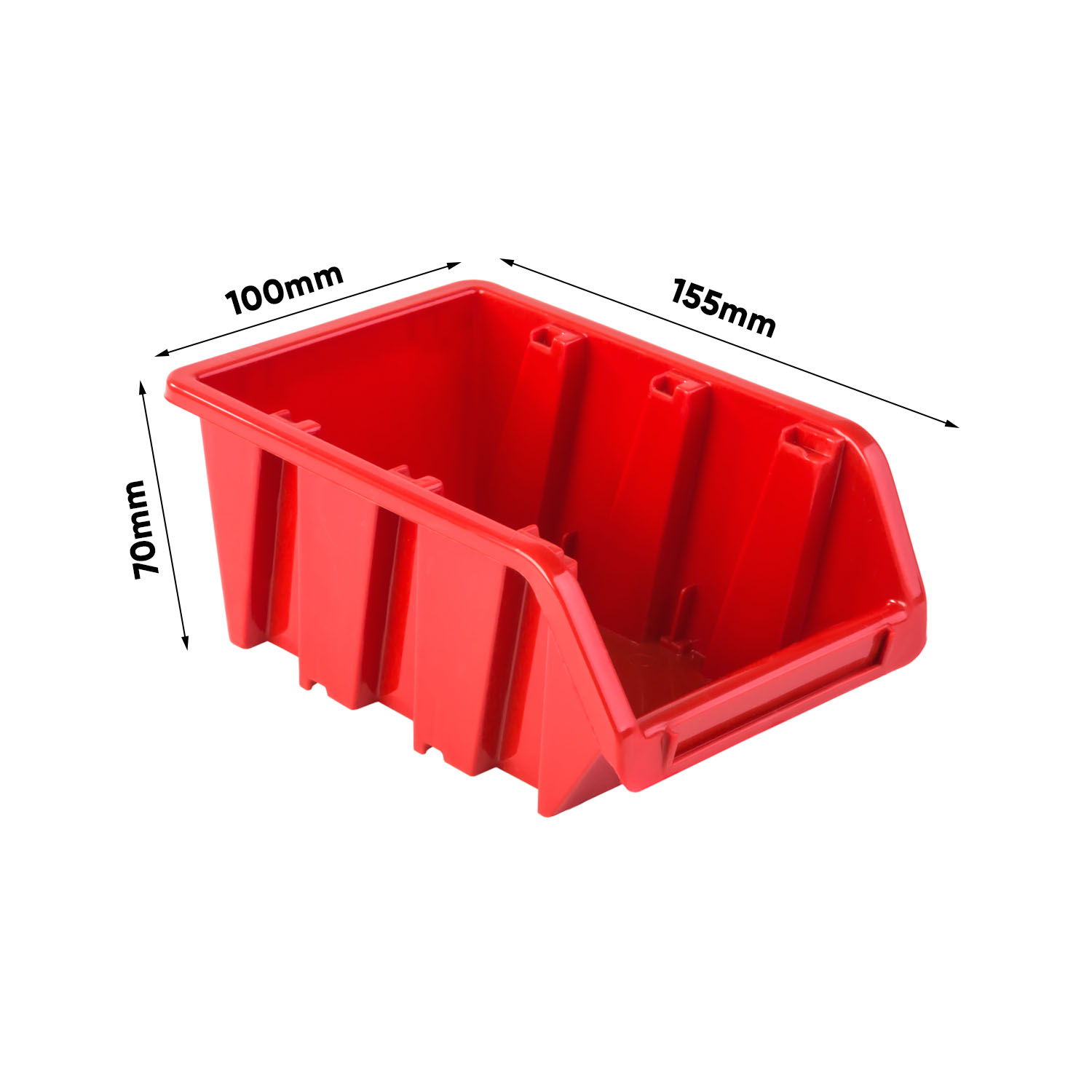 Scatole Impilabili Scaffalatura A Muro Officina Grandi Per Stoccaggio Tool Wall - Foto 13