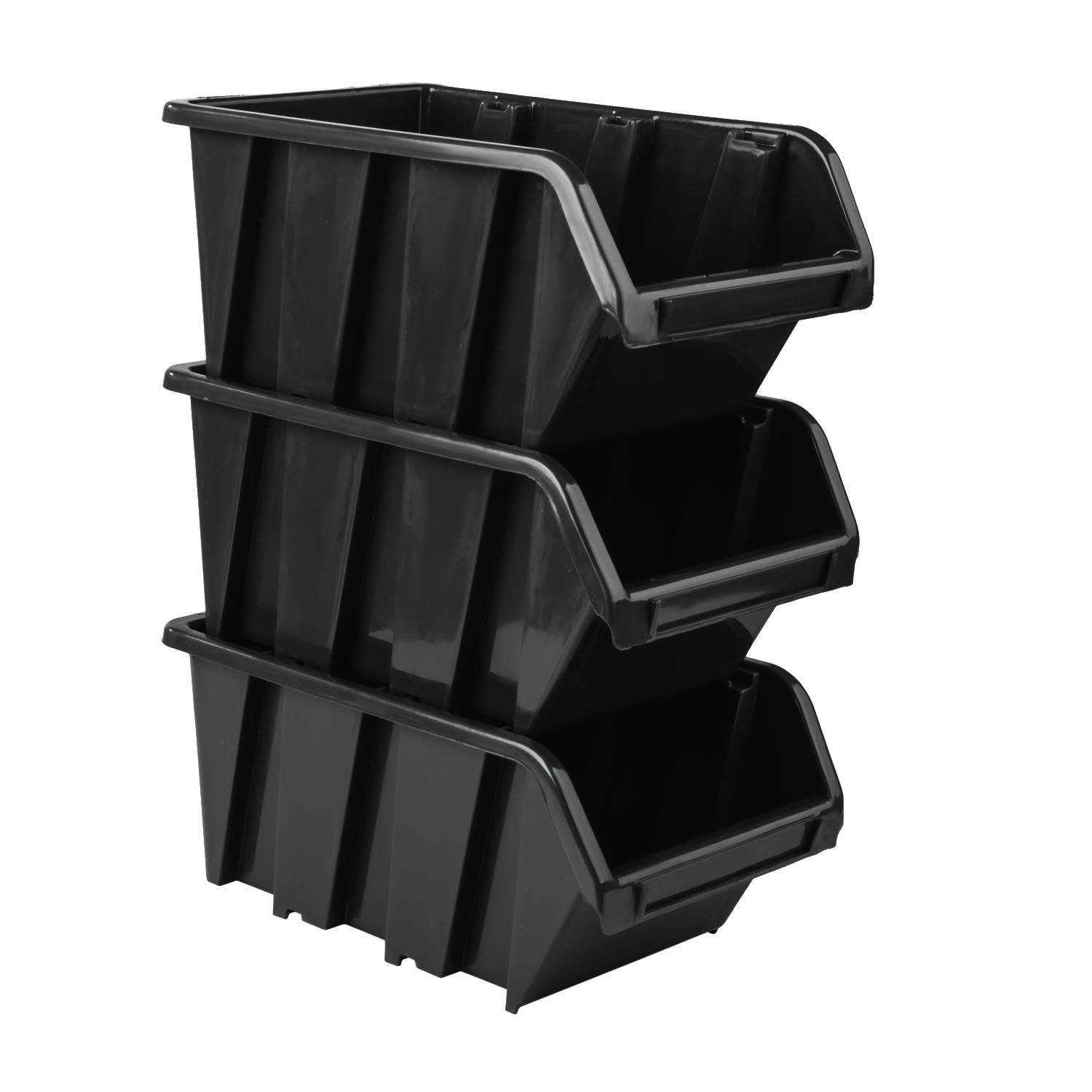 Set Scatole Impilabili 4x Mensole A Parete Sistema Di Stoccaggio - Foto 7